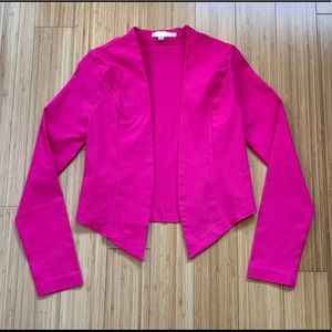 Women’s Bright Fitted Open Blazer Hot Pink